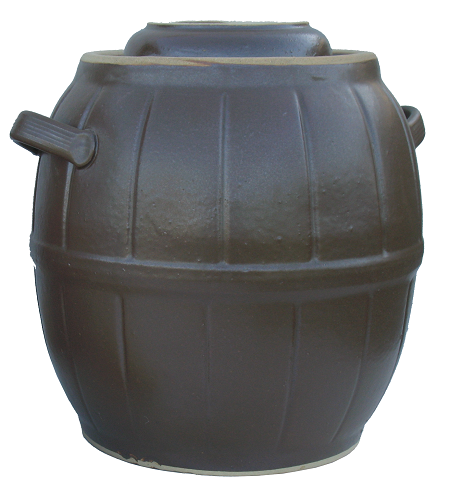 <ul class='dec-ul'>
                        <li>Ref SP-12:  12Litre pot.</li>
                        <li>Largest diameter 300mm</li>
                        <li>Height with lid 310mm</li>
                        <li>Opening 110mm</li>
                        <li>Weight 6.5kg (pot & lid)</li>
                        <li>Price: $145.00</li>
                        <li>Delivery: $27.00</li>
                    </ul>