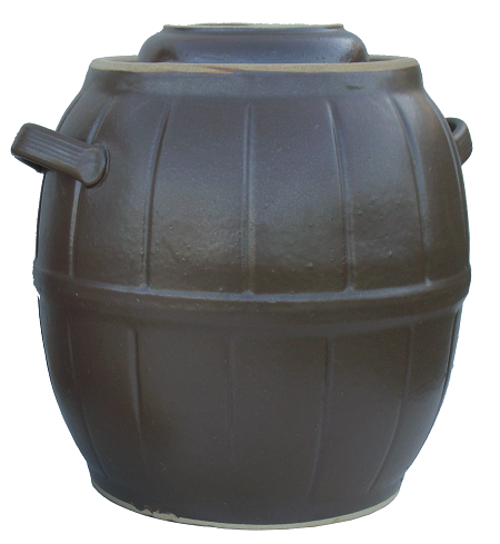 <ul class='dec-ul'>
                    <li>Ref SP-12:  12Litre pot.</li>
                    <li>Largest diameter 300mm</li>
                    <li>Height with lid 310mm</li>
                    <li>Opening 110mm</li>
                    <li>Weight 6.5kg (pot & lid)</li>
                    <li>Price: $145.00</li>
                    <li>Delivery: $27.00</li>
                </ul>