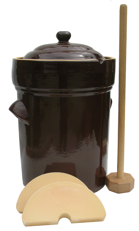 <ul class='dec-ul'>
        <li>Ref SP-30:  30Litre pot. </li>
        <li>Largest diameter 370mm</li>
        <li>Height with lid 580mm</li>
        <li>Opening 220mm</li>
        <li>Weight 19.2kg (pot & lid)</li>
        <li>Price: $390.00 + Delivery (The price is on request)</li>
        <li>(NOTE: the stomper is not included in the price)</li>
    </ul>